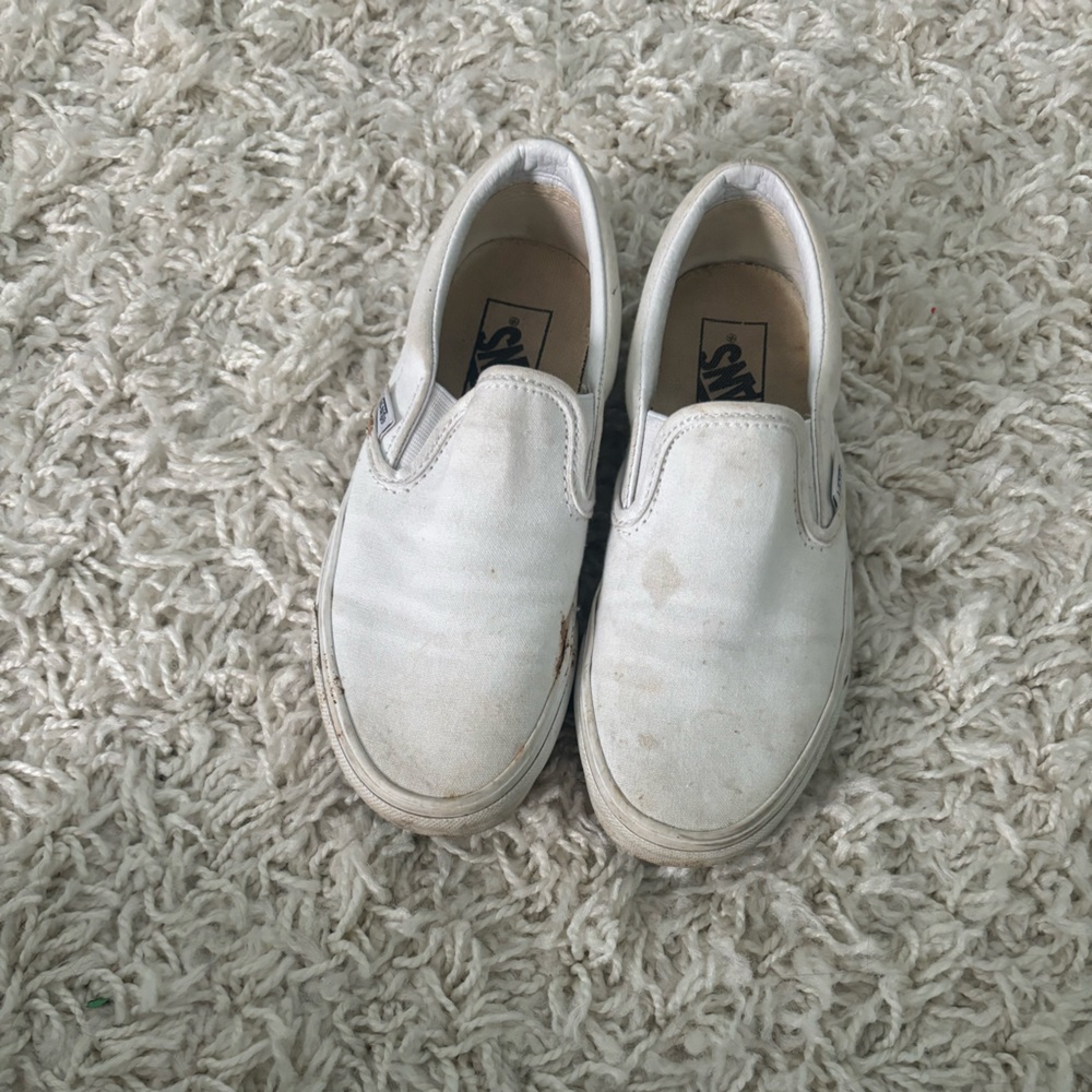 Lightly worn slip on vans